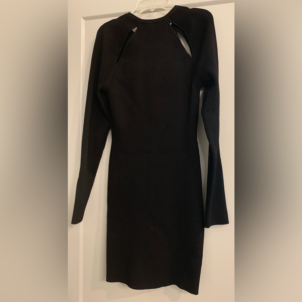 Rag & Bone Black Ribbed Asher Mini Dress size Large NWOT - Picture 8 of 16